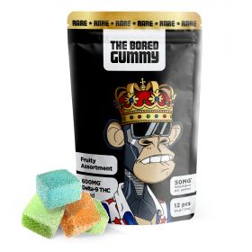 Limited Edition Fruity Assortment Gummies - Delta 9 THC - The Bored Gummy - 600MG 