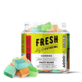 Fruity Blend Gummies - Delta-8 THC - Fresh Extreme - 4000MG 