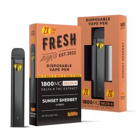 Sunset Sherbet Vape Pen - Delta 8 - Disposable - Fresh - 1800mg
