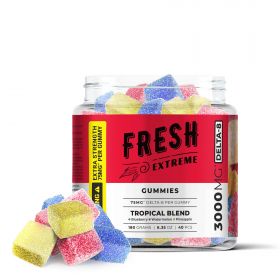 Tropical Blend Gummies - Delta-8 THC - Fresh Extreme - 3000MG 