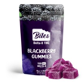 Delta-8 Bites - Blackberry Gummies - 150mg