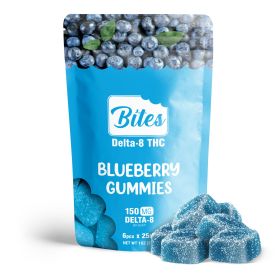 Delta-8 Bites - Blueberry Gummies - 150mg