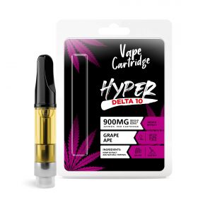 Grape Ape Cartridge - Delta 10 THC - Hyper 900mg