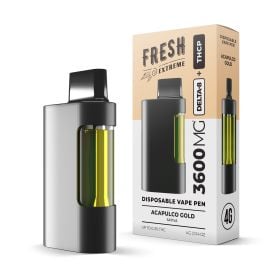 3600mg THCP, D8 Vape Pen - Acapulco Gold - Sativa - 4ml - Fresh