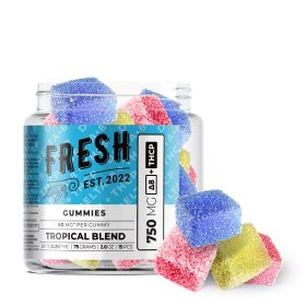 Tropical Blend Gummies - Delta 8, THCP Blend - Fresh - 750MG