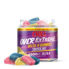 150mg Delta 8 THC Gummies - Tropical Mix - Chill Extreme