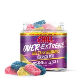 Tropical Mix Gummies -  Delta 8 - Chill Plus - 4500MG