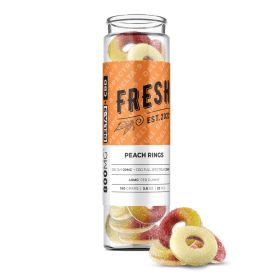 Peach Rings Gummies - Delta-9, CBD Blend - Fresh - 800MG