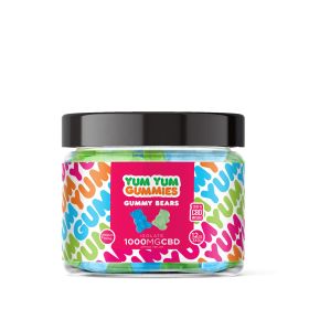 Yum Yum Gummies - CBD Isolate Gummy Bears - 1000MG