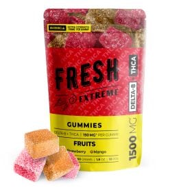 150mg THCA, D8 Gummies - Fruits - Fresh