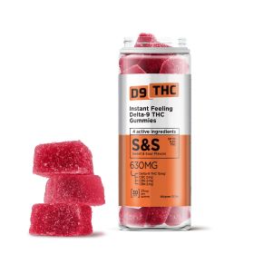 21mg Instant Feeling Nano Gummies - D9, CBN, CBG, CBC - D9 THC