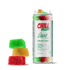 25mg CBD, D8 Gummies - Fruity Mix - Chill Plus