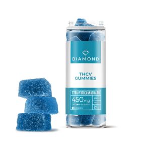 15mg THCV Gummies - Blueberry - Diamond