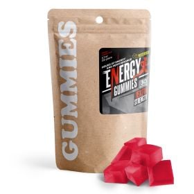 Sugarless Energy Gummies - Energy Boost Supplement - 30 Count