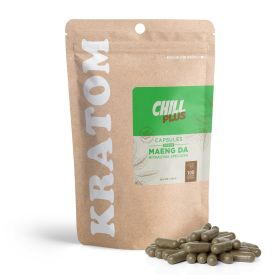 500mg Kratom Capsules - Green Maeng Da - 100 ct - Chill Plus
