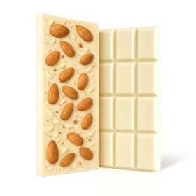 1,200mg White Chocolate & Almonds Bar - Delta 8 - Chill Plus