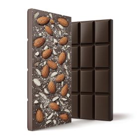 600mg Dark Chocolate with Almonds Bar – Delta 8 – Chill Plus