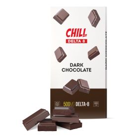 500mg Dark Chocolate Bar – Delta 8 – Chill Plus