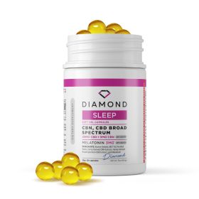 25mg Broad Spectrum CBD Capsules - 60ct - Diamond CBD