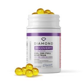 25mg CBD & CBG Capsules - 60ct - Diamond CBD