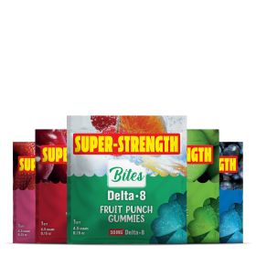 50mg Delta 8 Gummy Pouches Bundle - Bites