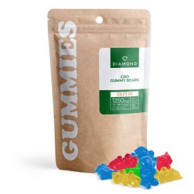 25mg CBD Isolate Gummy Bears - Diamond CBD