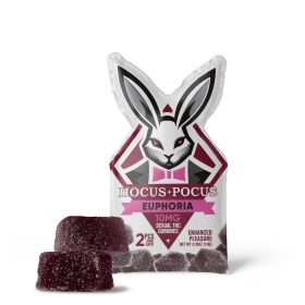 5mg Sexual Euphoria Blend Gummies - D9, THCP, Broad Spectrum CBD, THCV - Strawberry - Hocus Pocus