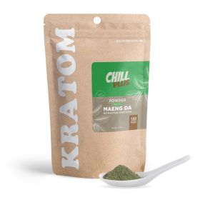 100g Kratom Powder - Green Maeng Da - Chill Plus