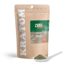 100g Kratom Powder - Green Malay - Chill Plus