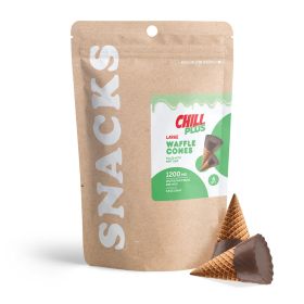 200mg Mint Chip Waffle Cones - D8 & THCP - Chill Plus