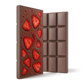 600mg Milk Chocolate & Strawberries Bar – Delta 8 – Chill Plus