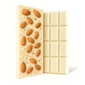 600mg White Chocolate & Almonds Bar – Delta 8 – Chill Plus