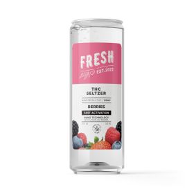 100mg Berries THC Seltzer - D9 Nano - Fresh