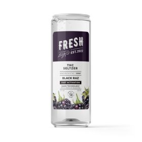 Fresh THC Seltzer - Black Raz - D9 Nano - 100mg - 11oz