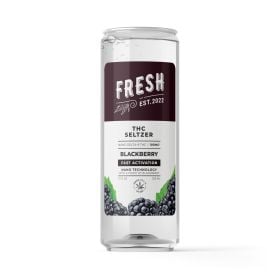 100mg Blackberry THC Seltzer - D9 Nano - Fresh