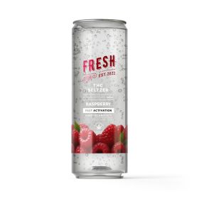 100mg Raspberry THC Seltzer - Delta 9 Nano - Fresh