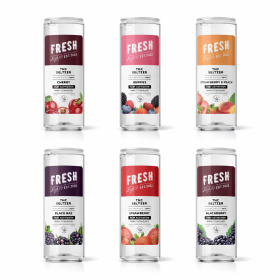 THC Seltzer 6-Pack 600mg - D9 Nano - Fresh