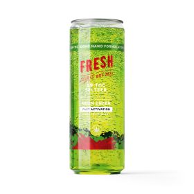 100mg Neon Green THC Seltzer - D9 Nano - Fresh