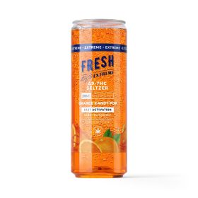 200mg Orange Candy Pop THC Seltzer - Delta 9 Nano - Fresh