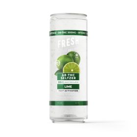 300mg Lime THC Seltzer - D8 & D9 Nano - Fresh