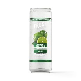 300mg Lime THC Seltzer - D8 Nano - Fresh