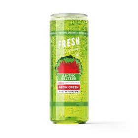300mg Neon Green THC Seltzer - D8 & D9 Nano - Fresh