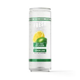 300mg Lemon Lime THC Seltzer - D8 Nano - Fresh
