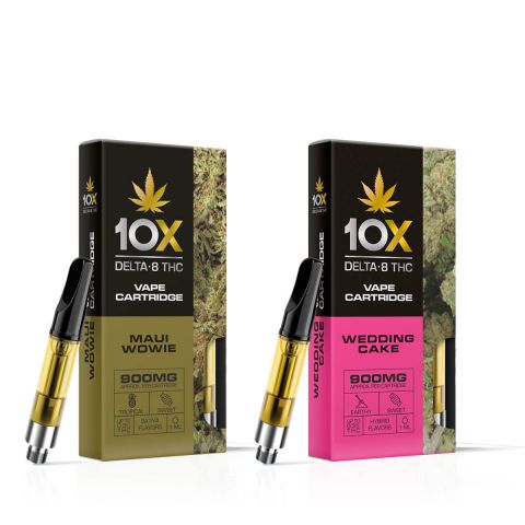 10X Delta-8 THC Carts - 2 Pack Bundle - Thumbnail