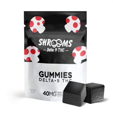 2 Pack Gummies - Delta 9 THC - Shrooms - 40MG - 1