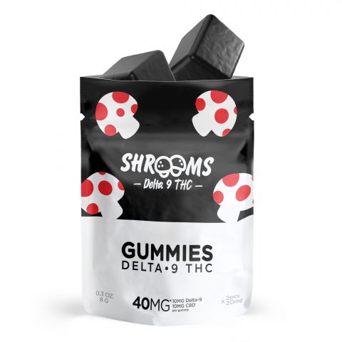 2 Pack Gummies - Delta 9 THC - Shrooms - 40MG - 2
