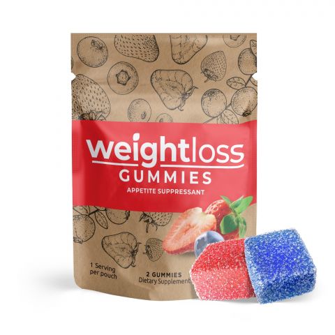 2 Pack Weightloss Gummies - Blueberry - Strawberry - Thumbnail 1