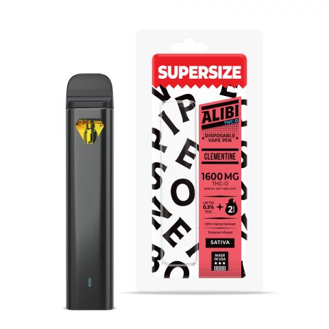 Alibi THC-O Disposable Vape Pen - Clementine - 1600MG - 1