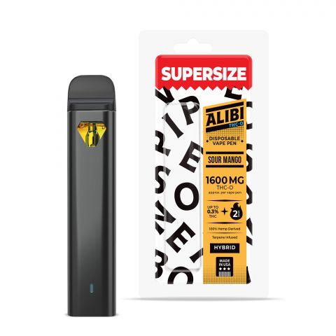 Alibi THC-O Disposable Vape Pen - Sour Mango - 1600MG - 1