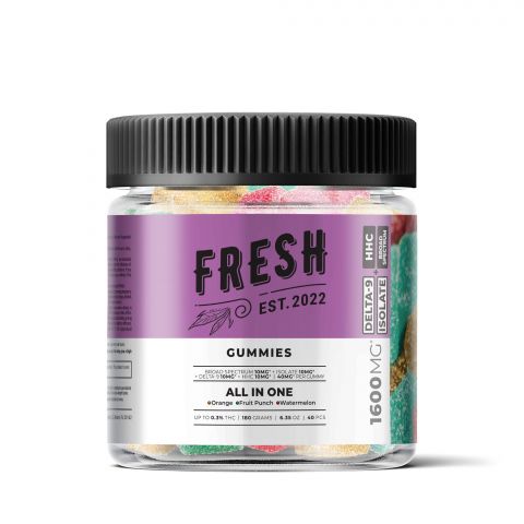 All In One Gummies - Delta 9 - Fresh - 1600mg - Thumbnail 2